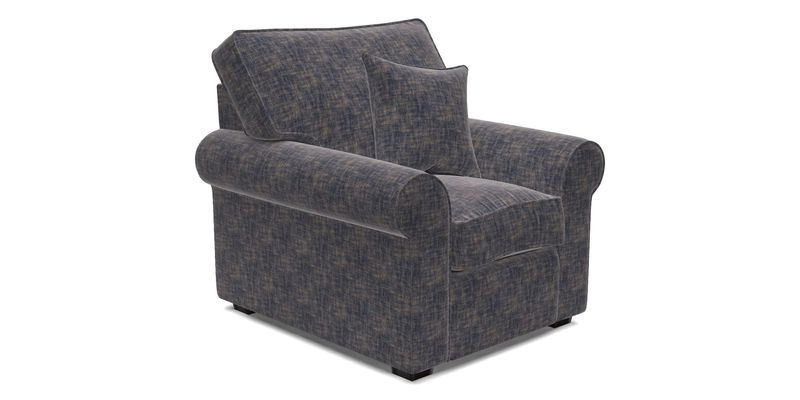 Upperton Chair in Two Tone Plain Biscuit - Loose cover option available
