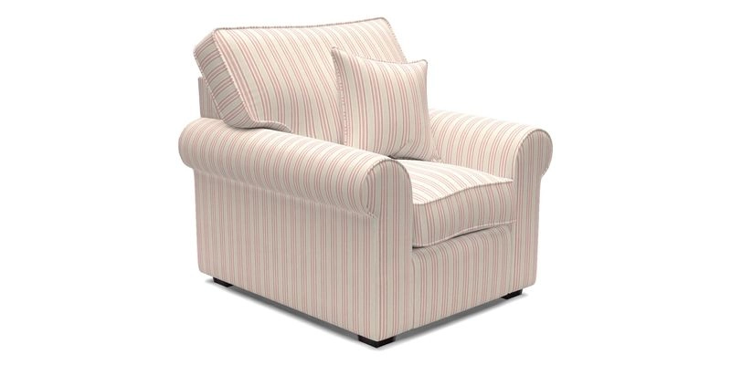 Upperton Chair in Two Tone Plain Biscuit - Loose cover option available