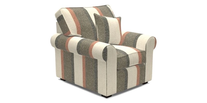 Upperton Chair in Two Tone Plain Biscuit - Loose cover option available