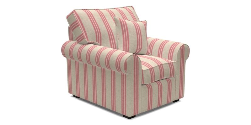 Upperton Chair in Two Tone Plain Biscuit - Loose cover option available
