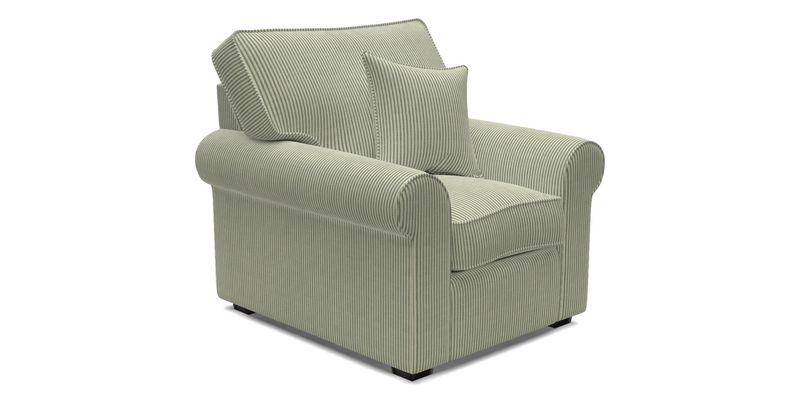 Upperton Chair in Two Tone Plain Biscuit - Loose cover option available