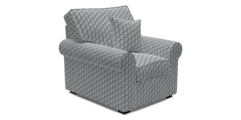 Upperton Chair in Two Tone Plain Biscuit - Loose cover option available