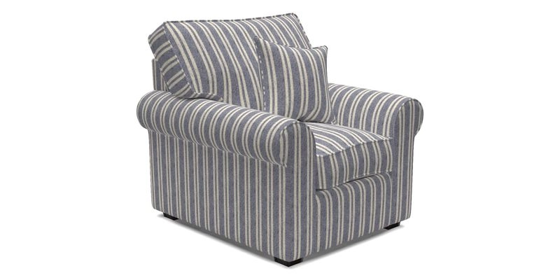 Upperton Chair in Two Tone Plain Biscuit - Loose cover option available