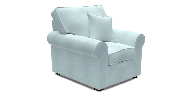 Upperton Chair in Two Tone Plain Biscuit - Loose cover option available