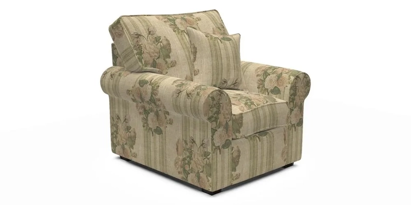 Upperton Chair in Two Tone Plain Biscuit - Loose cover option available