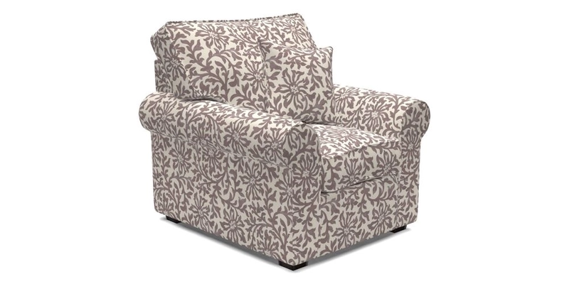 Upperton Chair in Two Tone Plain Biscuit - Loose cover option available