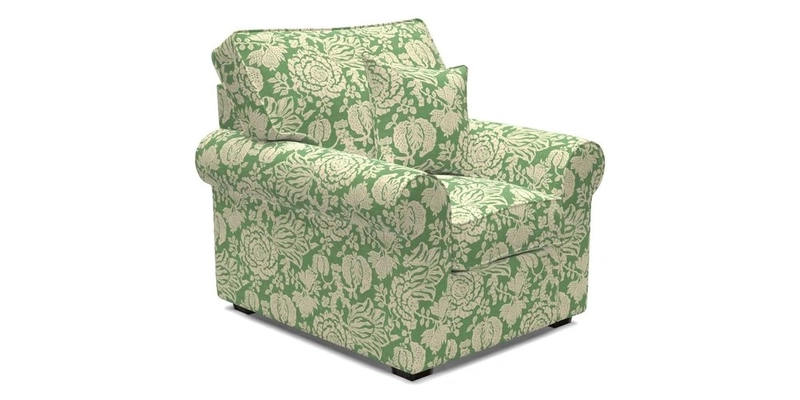 Upperton Chair in Two Tone Plain Biscuit - Loose cover option available