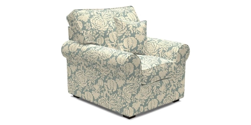 Upperton Chair in Two Tone Plain Biscuit - Loose cover option available