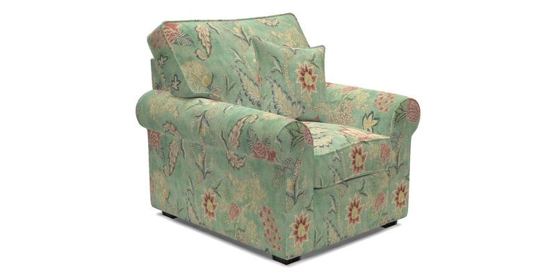 Upperton Chair in Two Tone Plain Biscuit - Loose cover option available