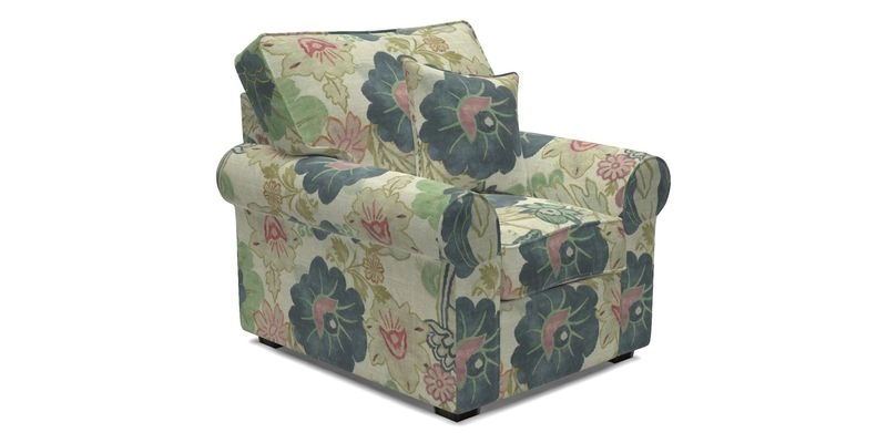 Upperton Chair in Two Tone Plain Biscuit - Loose cover option available