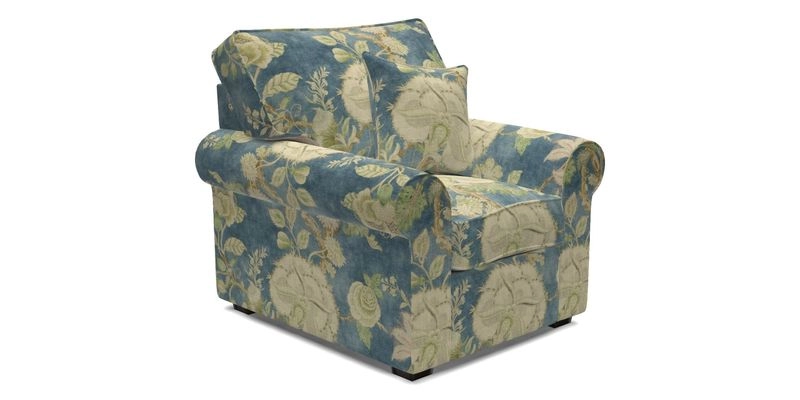 Upperton Chair in Two Tone Plain Biscuit - Loose cover option available