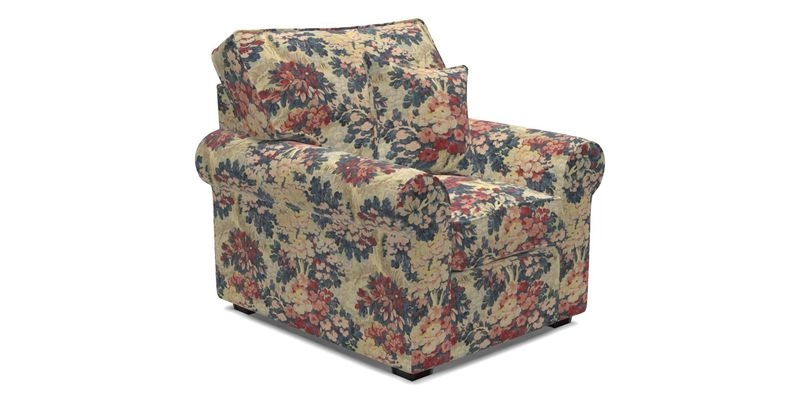 Upperton Chair in Two Tone Plain Biscuit - Loose cover option available
