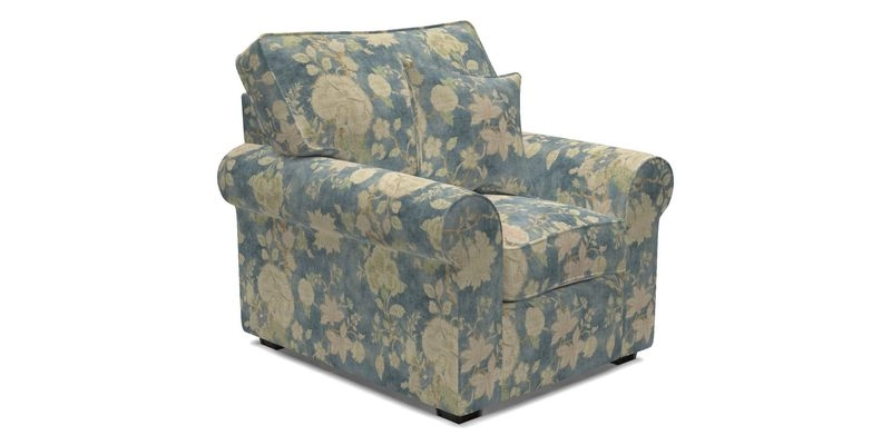 Upperton Chair in Two Tone Plain Biscuit - Loose cover option available