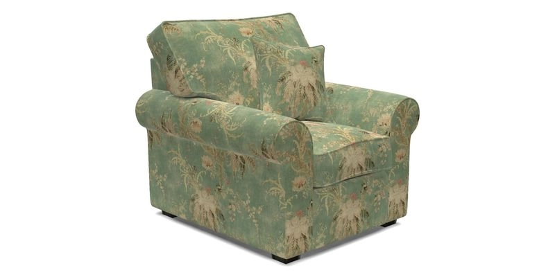Upperton Chair in Two Tone Plain Biscuit - Loose cover option available