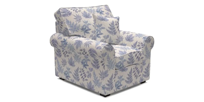 Upperton Chair in Two Tone Plain Biscuit - Loose cover option available