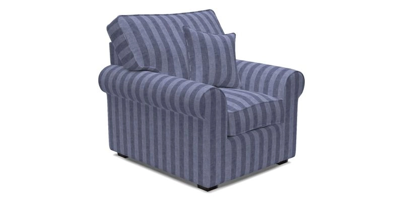 Upperton Chair in Two Tone Plain Biscuit - Loose cover option available