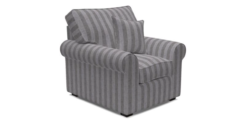Upperton Chair in Two Tone Plain Biscuit - Loose cover option available