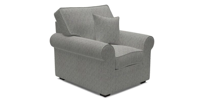 Upperton Chair in Two Tone Plain Biscuit - Loose cover option available