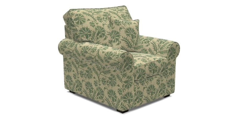 Upperton Chair in Two Tone Plain Biscuit - Loose cover option available