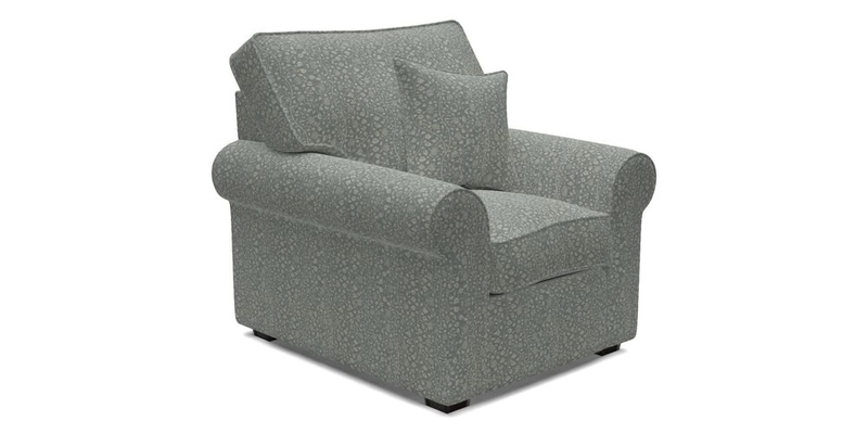 Upperton Chair in Two Tone Plain Biscuit - Loose cover option available