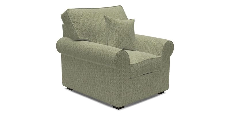 Upperton Chair in Two Tone Plain Biscuit - Loose cover option available