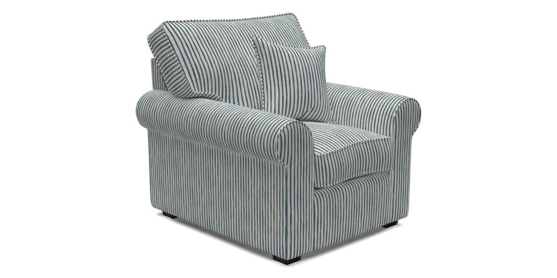 Upperton Chair in Two Tone Plain Biscuit - Loose cover option available
