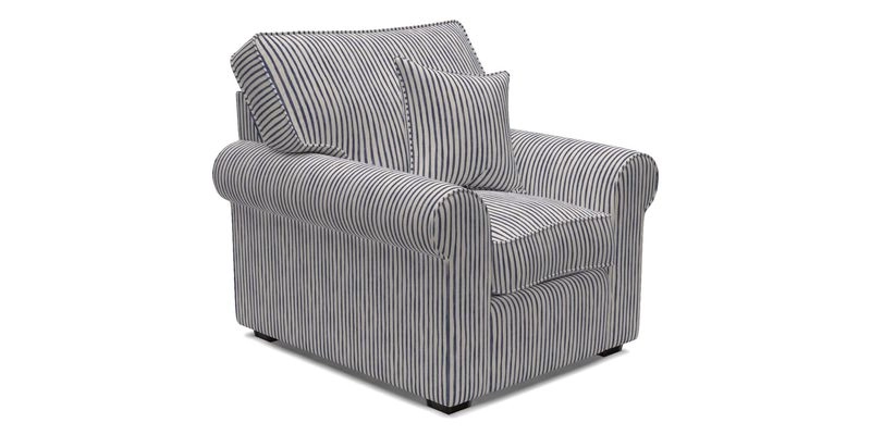 Upperton Chair in Two Tone Plain Biscuit - Loose cover option available