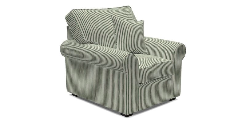 Upperton Chair in Two Tone Plain Biscuit - Loose cover option available