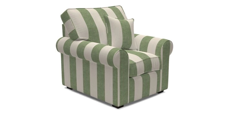 Upperton Chair in Two Tone Plain Biscuit - Loose cover option available