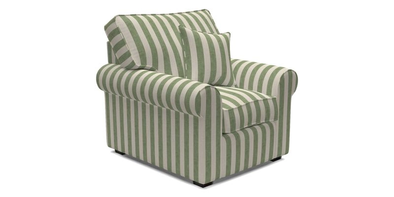 Upperton Chair in Two Tone Plain Biscuit - Loose cover option available