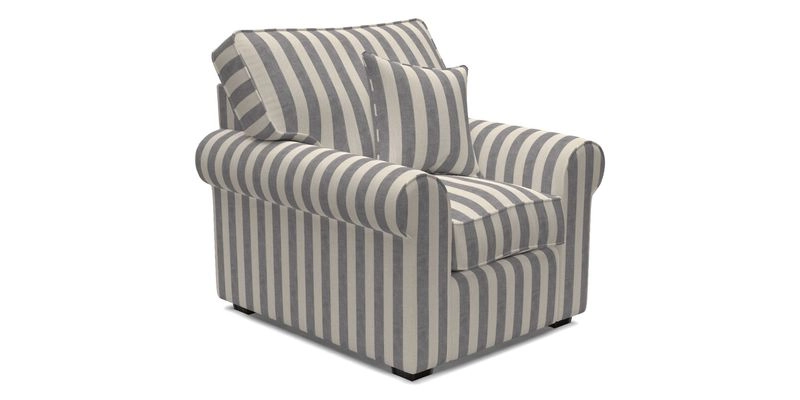 Upperton Chair in Two Tone Plain Biscuit - Loose cover option available
