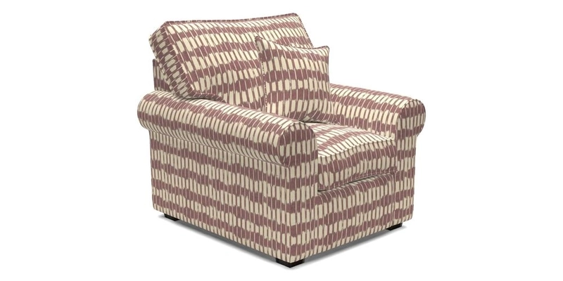 Upperton Chair in Two Tone Plain Biscuit - Loose cover option available