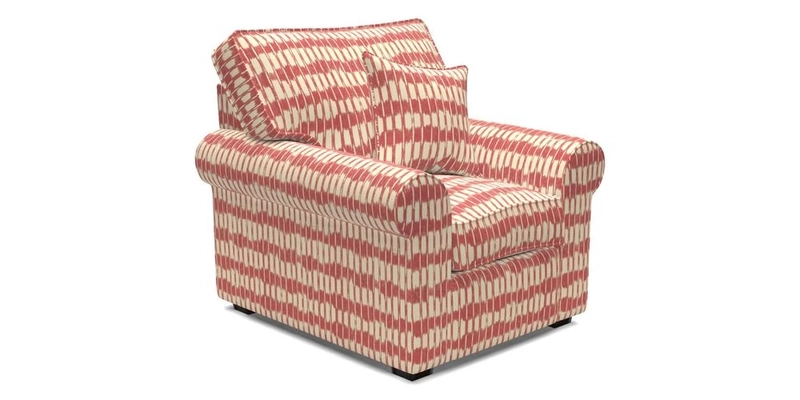 Upperton Chair in Two Tone Plain Biscuit - Loose cover option available