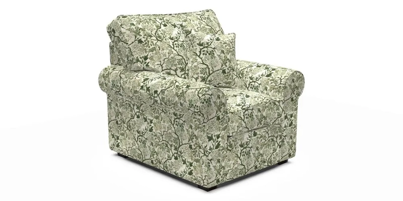 Upperton Chair in Two Tone Plain Biscuit - Loose cover option available