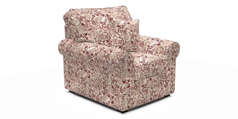 Upperton Chair in Two Tone Plain Biscuit - Loose cover option available