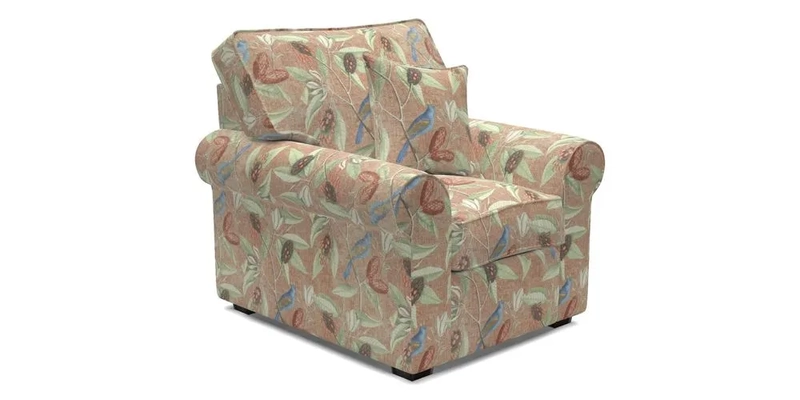 Upperton Chair in Two Tone Plain Biscuit - Loose cover option available