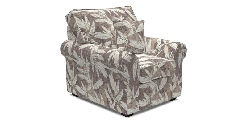 Upperton Chair in Two Tone Plain Biscuit - Loose cover option available