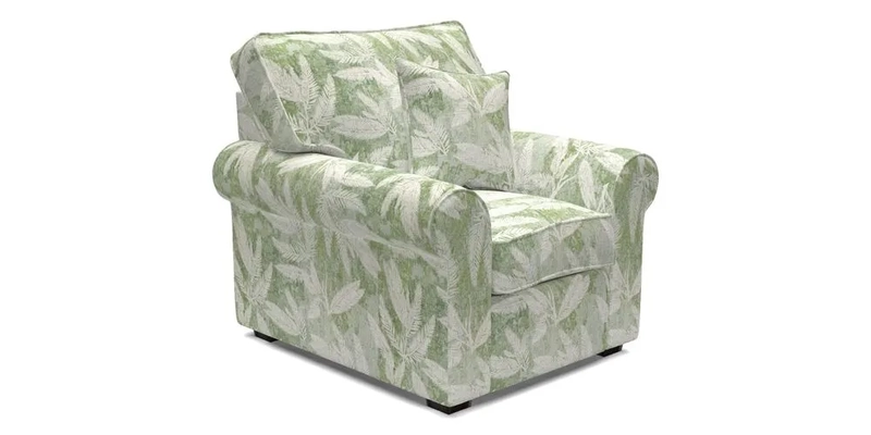 Upperton Chair in Two Tone Plain Biscuit - Loose cover option available