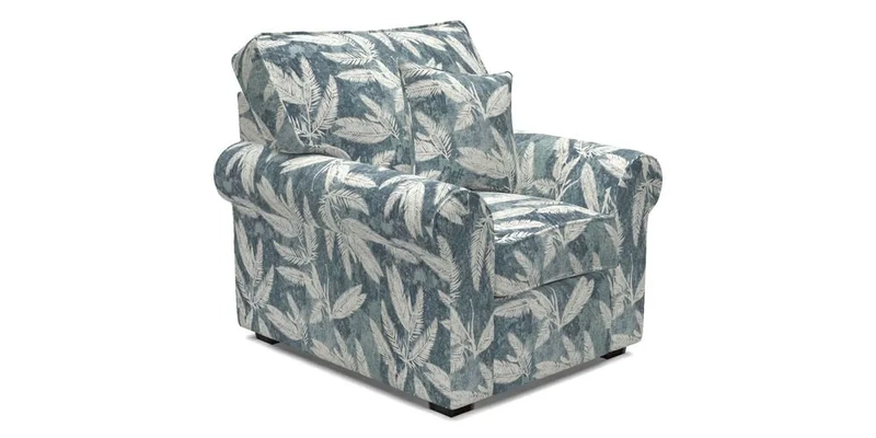 Upperton Chair in Two Tone Plain Biscuit - Loose cover option available