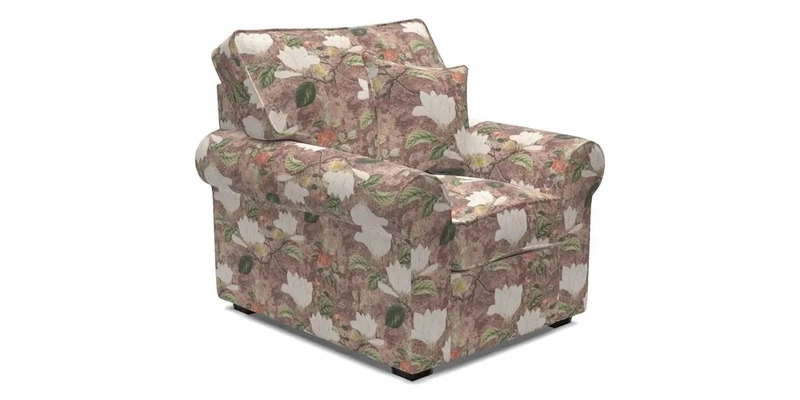 Upperton Chair in Two Tone Plain Biscuit - Loose cover option available