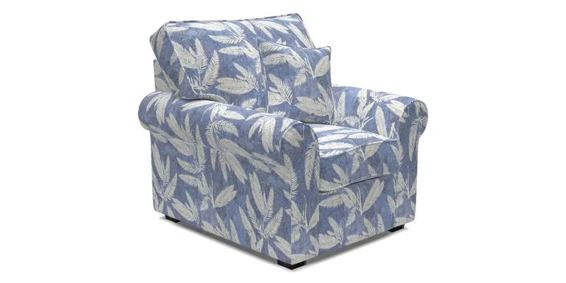 Upperton Chair in Two Tone Plain Biscuit - Loose cover option available