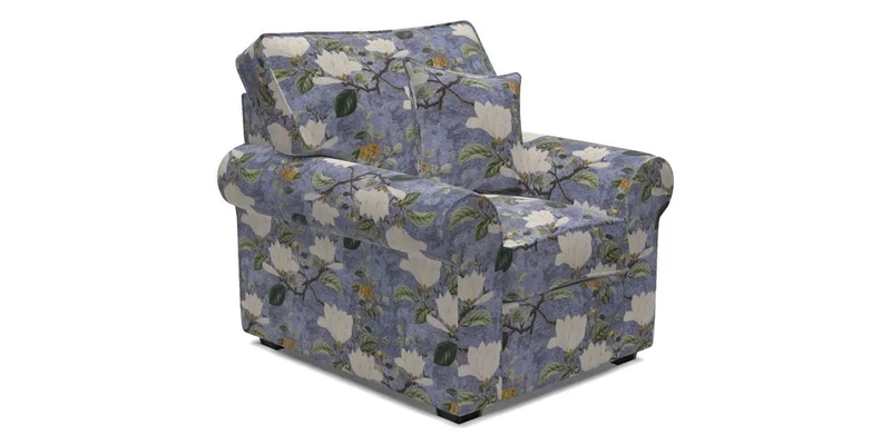 Upperton Chair in Two Tone Plain Biscuit - Loose cover option available