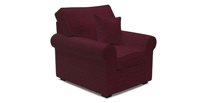 Upperton Chair in Two Tone Plain Biscuit - Loose cover option available