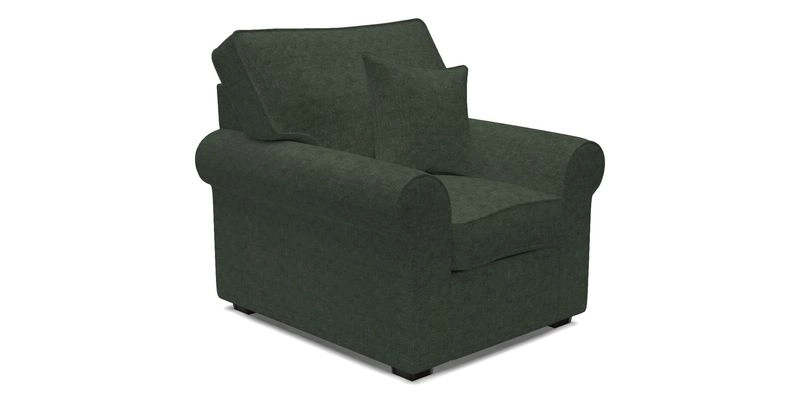 Upperton Chair in Two Tone Plain Biscuit - Loose cover option available