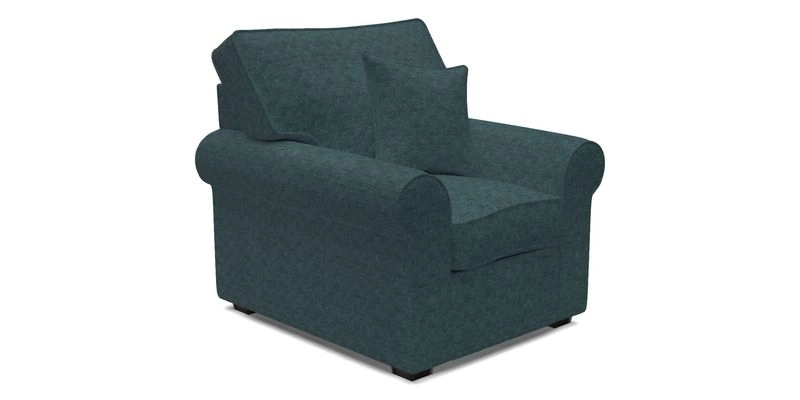 Upperton Chair in Two Tone Plain Biscuit - Loose cover option available