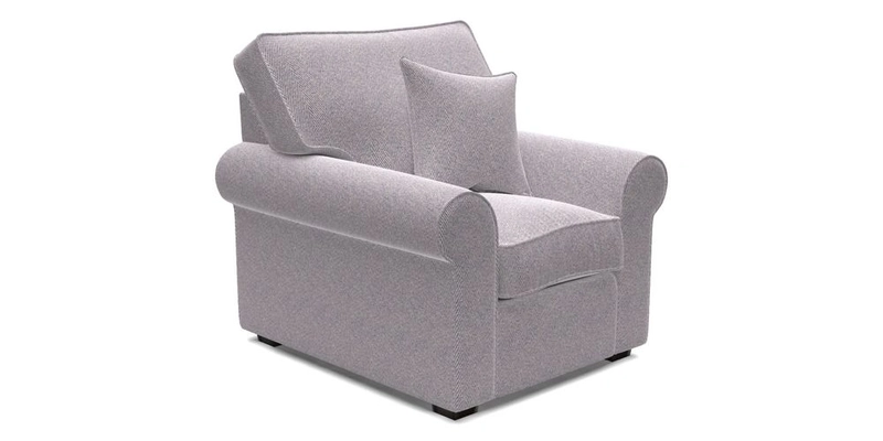 Upperton Chair in Two Tone Plain Biscuit - Loose cover option available