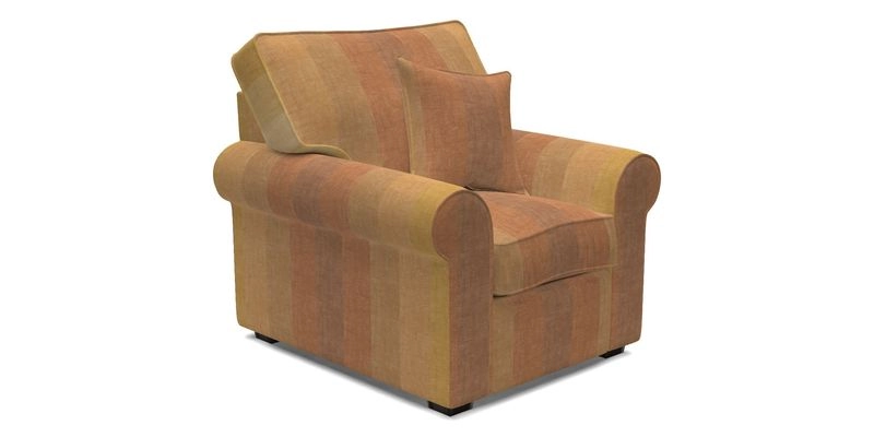 Upperton Chair in Two Tone Plain Biscuit - Loose cover option available