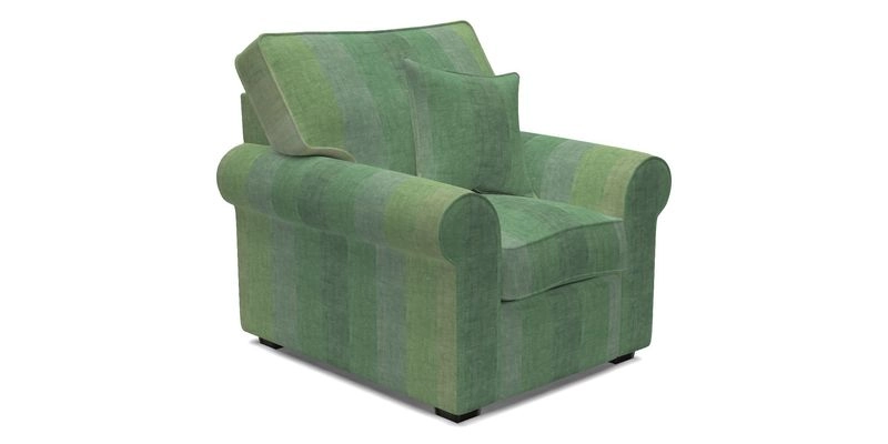 Upperton Chair in Two Tone Plain Biscuit - Loose cover option available