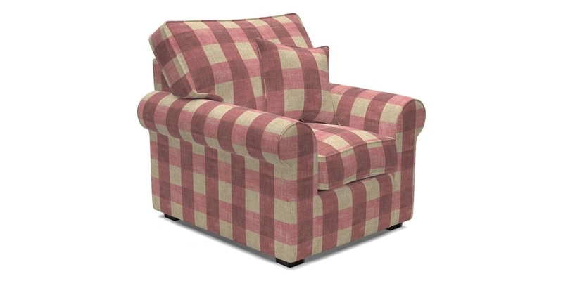 Upperton Chair in Two Tone Plain Biscuit - Loose cover option available