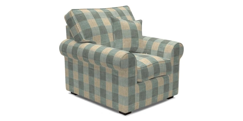 Upperton Chair in Two Tone Plain Biscuit - Loose cover option available